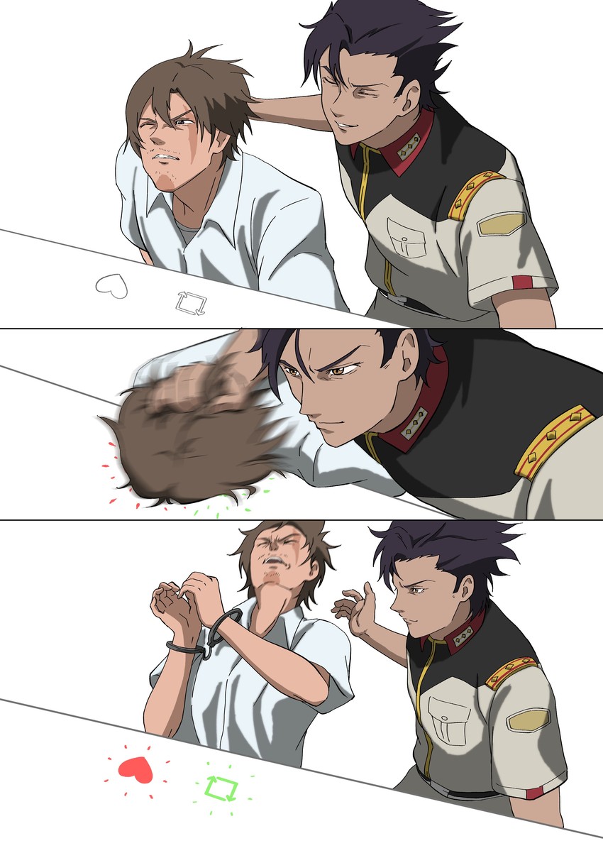 kenneth sleg and gawman nobile (gundam and 2 more) drawn by imasogari
