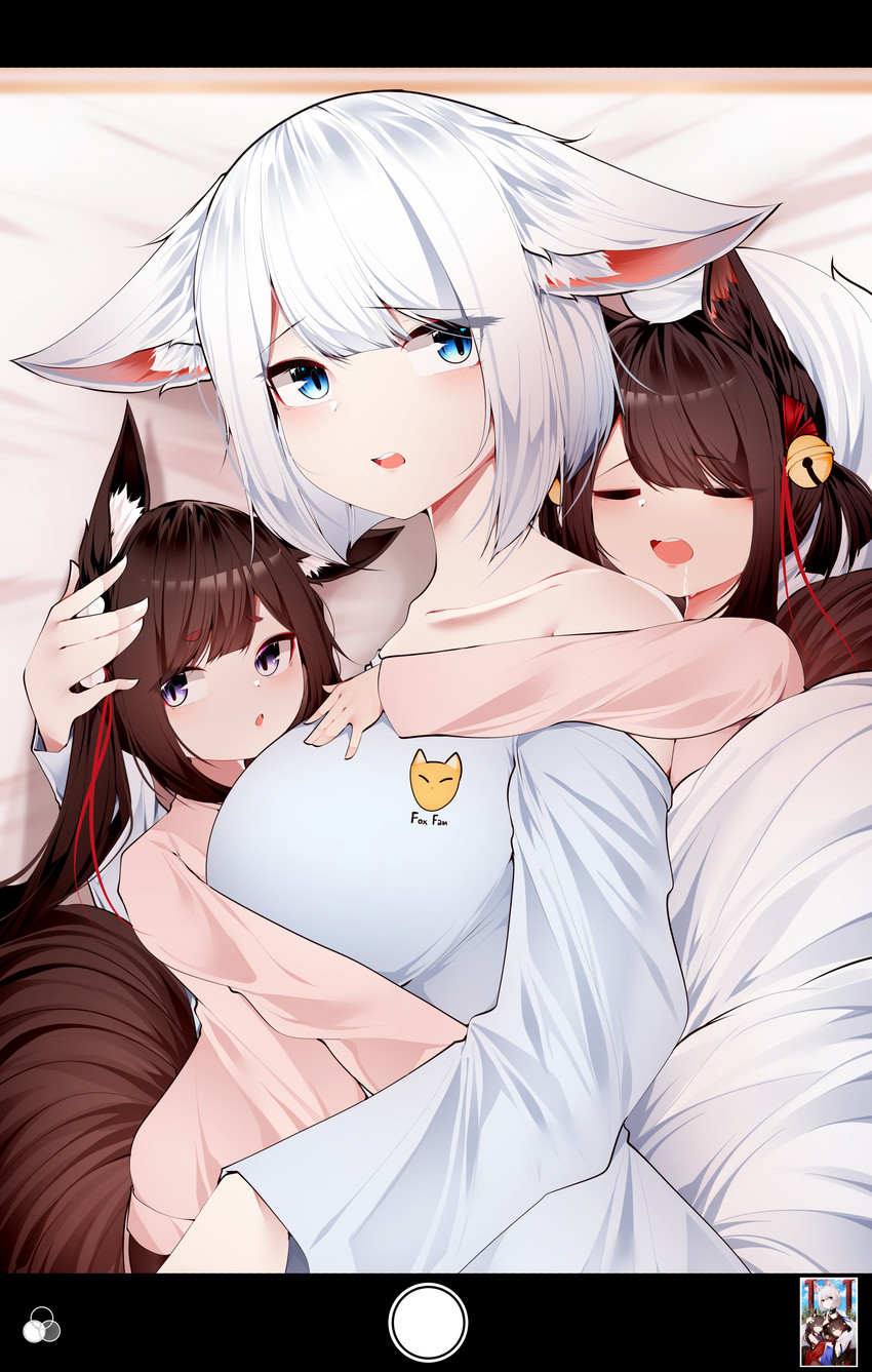 kaga, amagi-chan, and akagi-chan (azur lane) drawn by samip