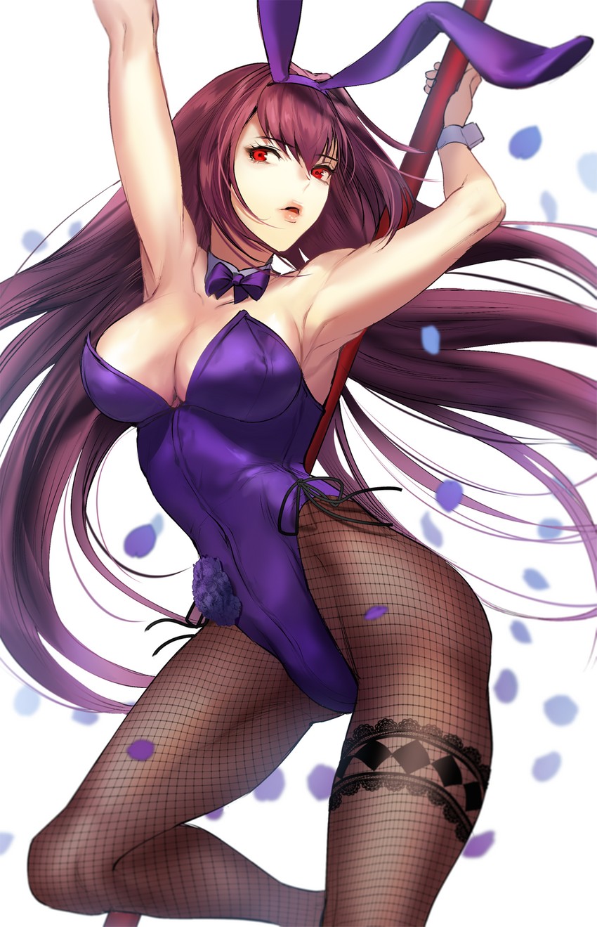 scathach (fate and 1 more) drawn by boba_(zipzipplz)
