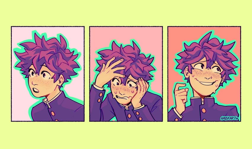 midoriya izuku (boku no hero academia) drawn by habkart
