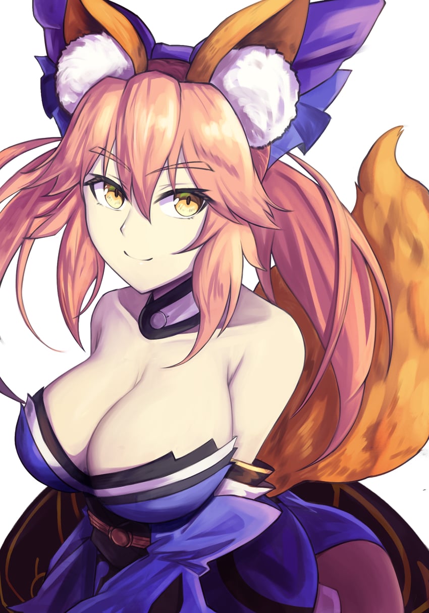 tamamo and tamamo no mae (fate and 2 more) drawn by sakahoko