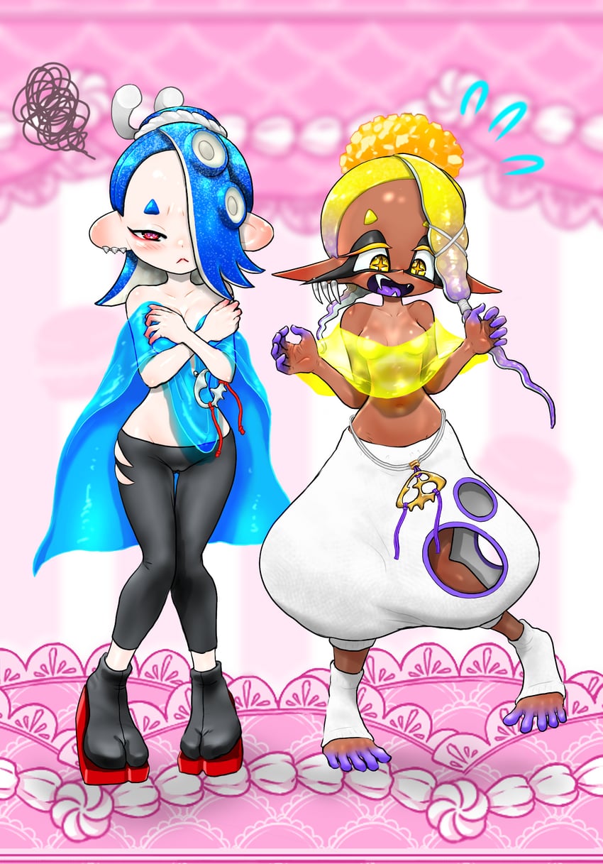 shiver and frye (splatoon and 1 more) drawn by koharu2.5