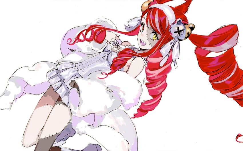 kureiji ollie (hololive and 1 more) drawn by pako_(pakosun)