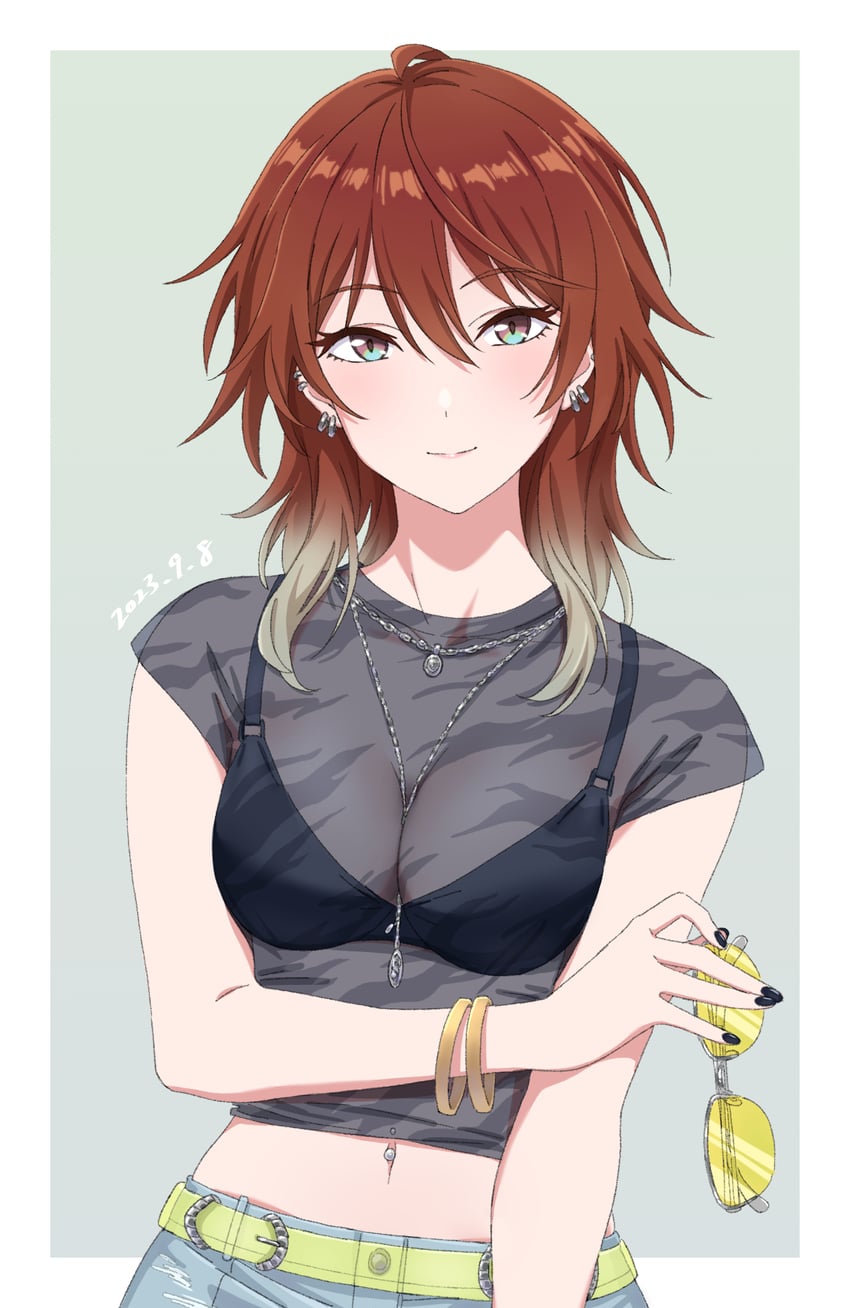 aketa mikoto (idolmaster and 1 more) drawn by sanada_(tony2035176)
