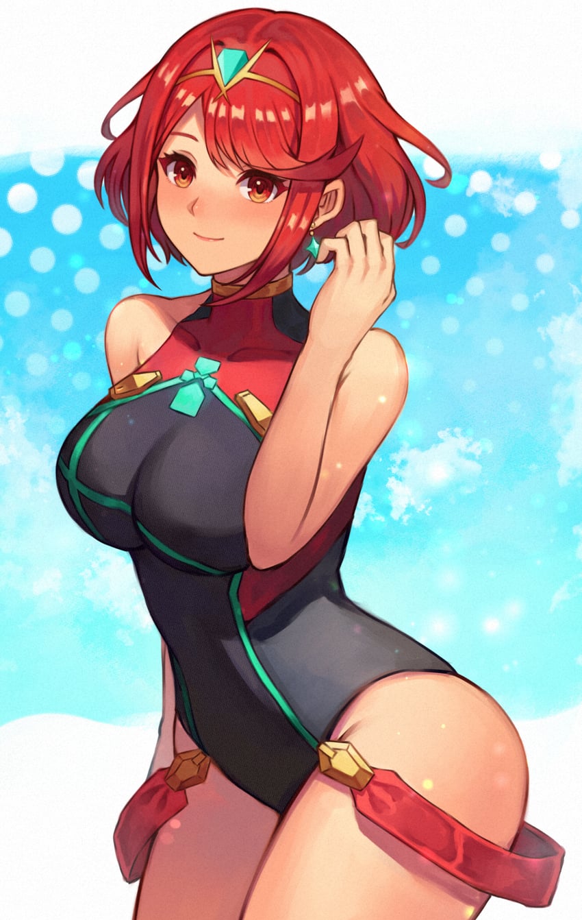 pyra (xenoblade chronicles and 1 more) drawn by 20060715