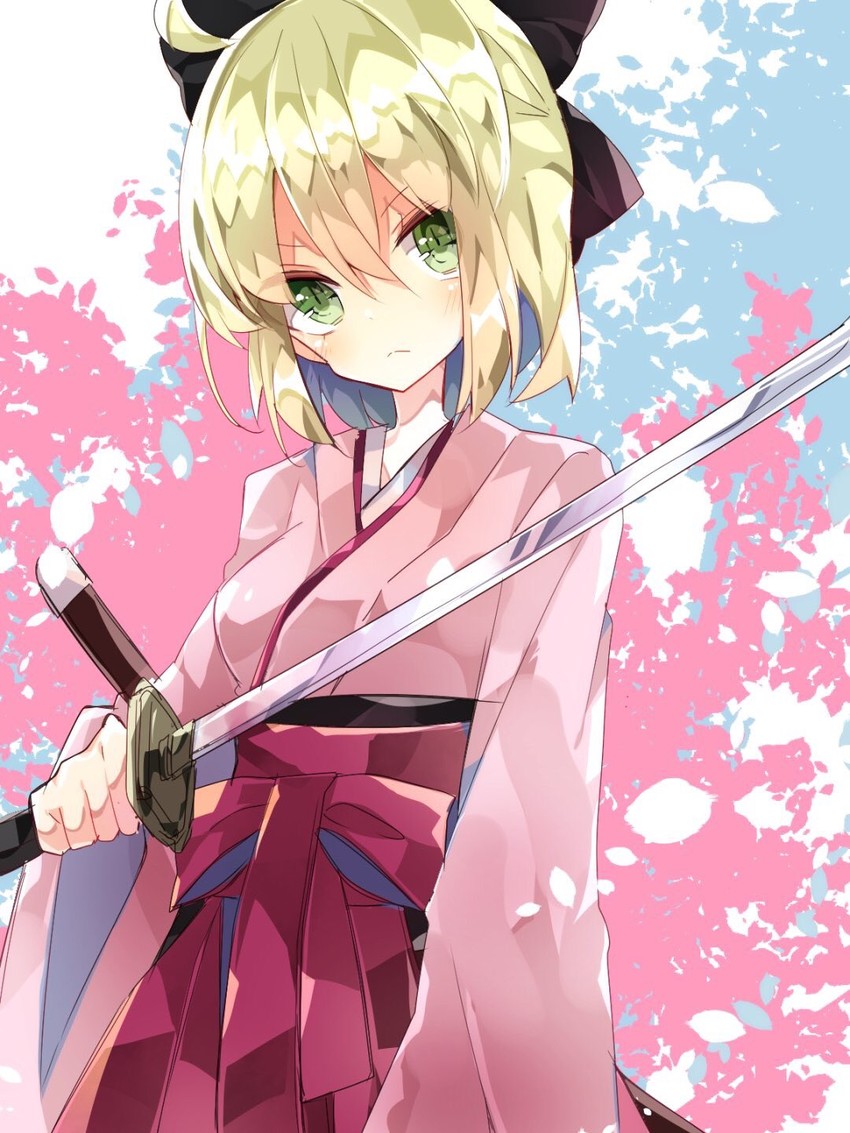 okita souji (fate and 1 more) drawn by nikorashi-ka