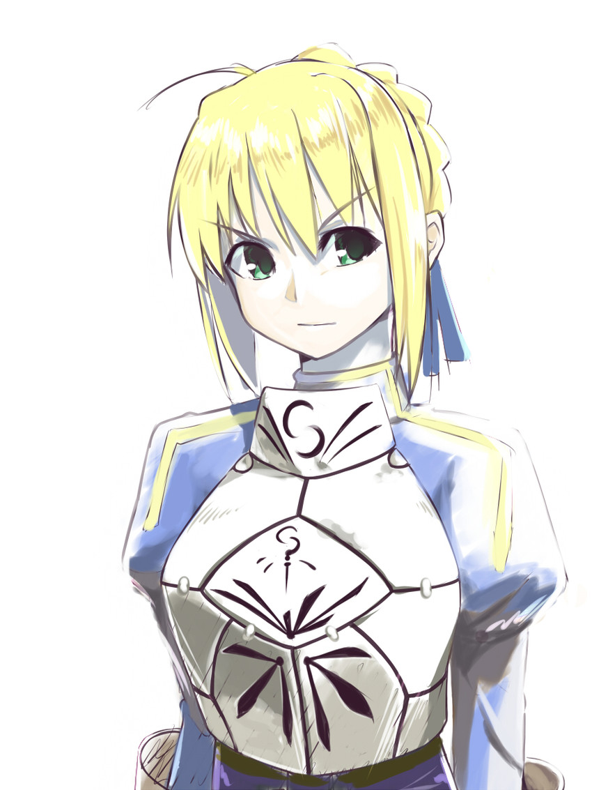 artoria pendragon and saber (fate and 1 more) drawn by level.21
