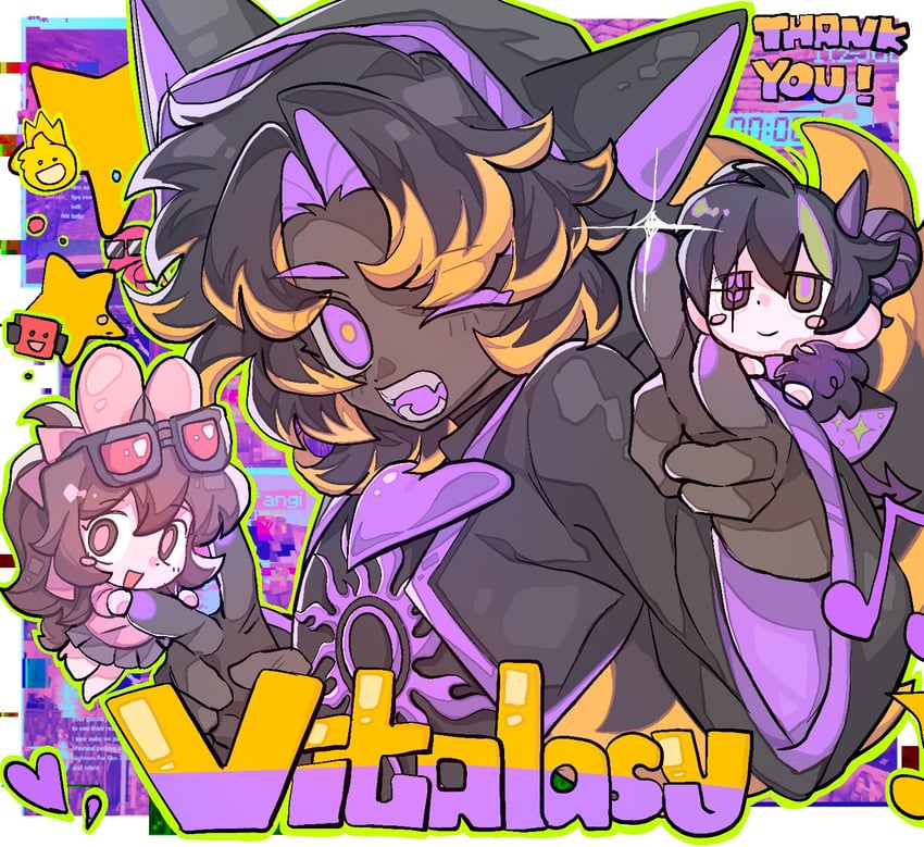 itzsubz, vitalasy, princezam, jumperwho, and pangi (minecraft and 2 more) drawn by fucunottaken