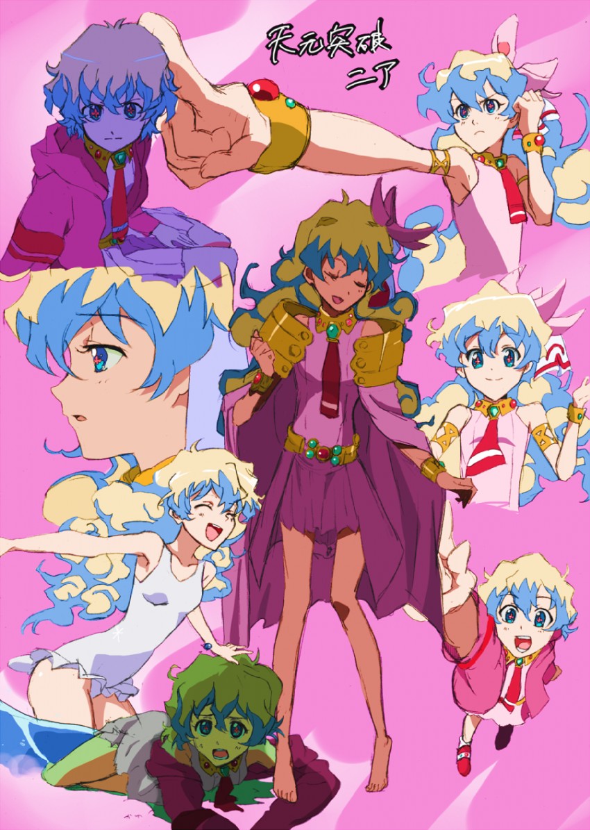 nia teppelin (tengen toppa gurren lagann) drawn by hikke_(kaji0927)
