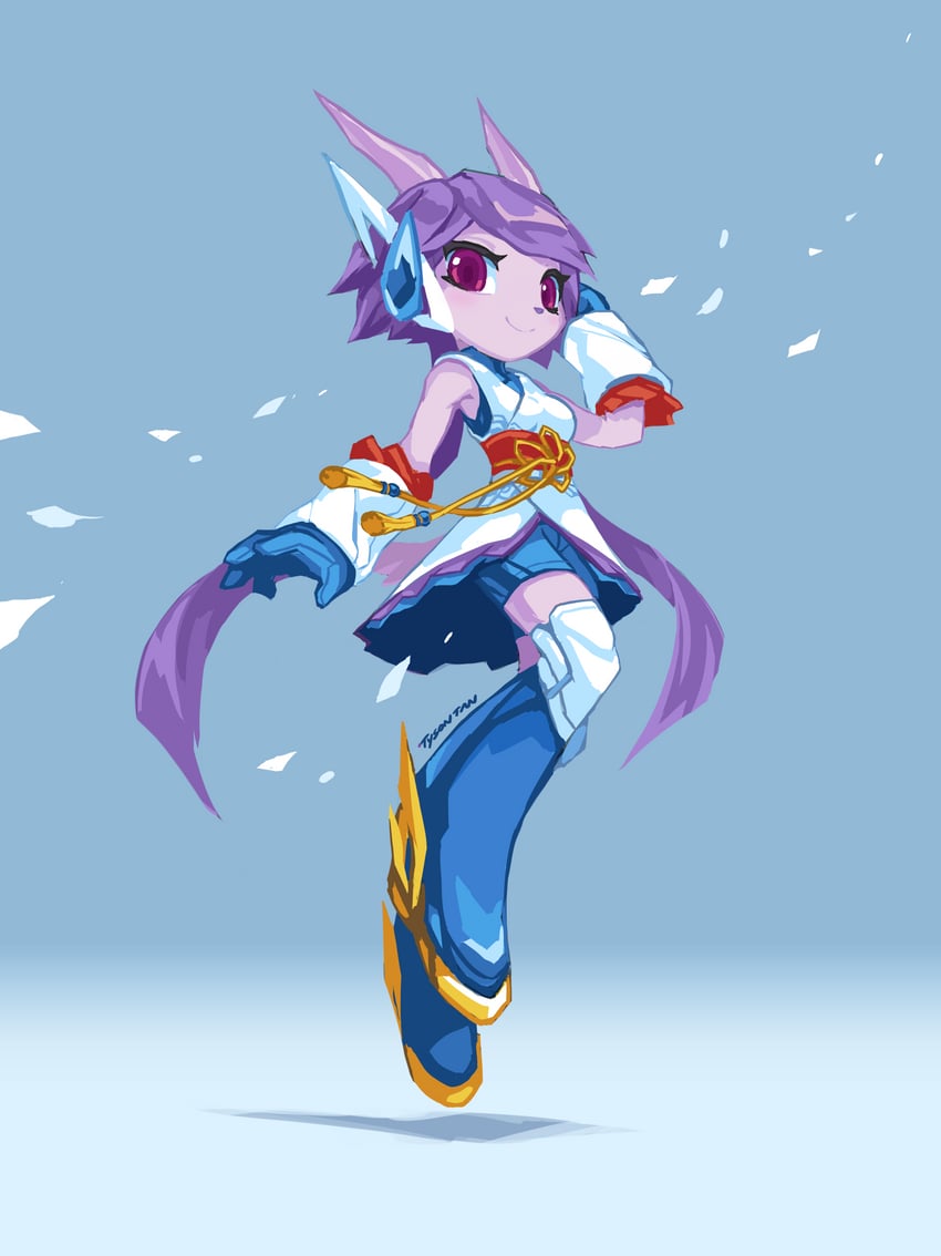 sash lilac (freedom planet and 1 more) drawn by tyson_tan