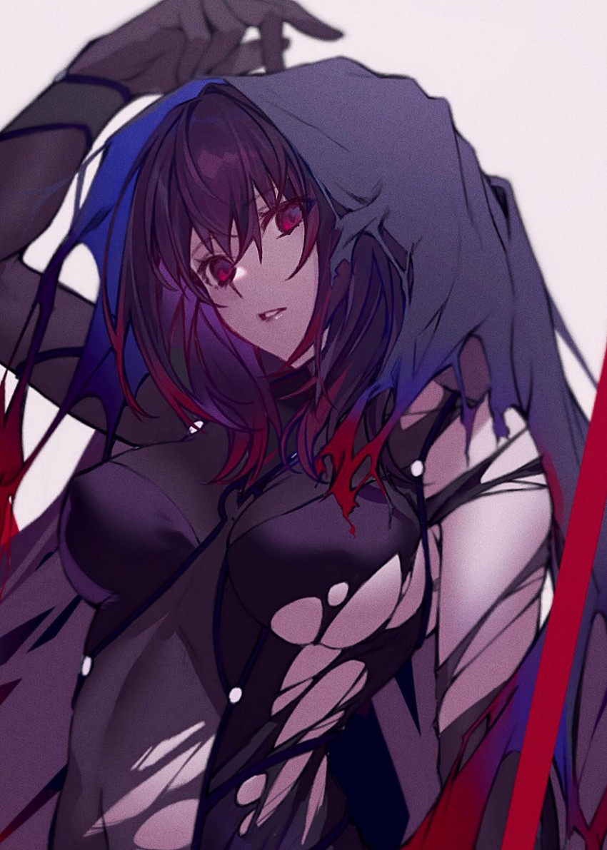 scathach (fate and 1 more) drawn by hiro_(hirohiro_gorira)