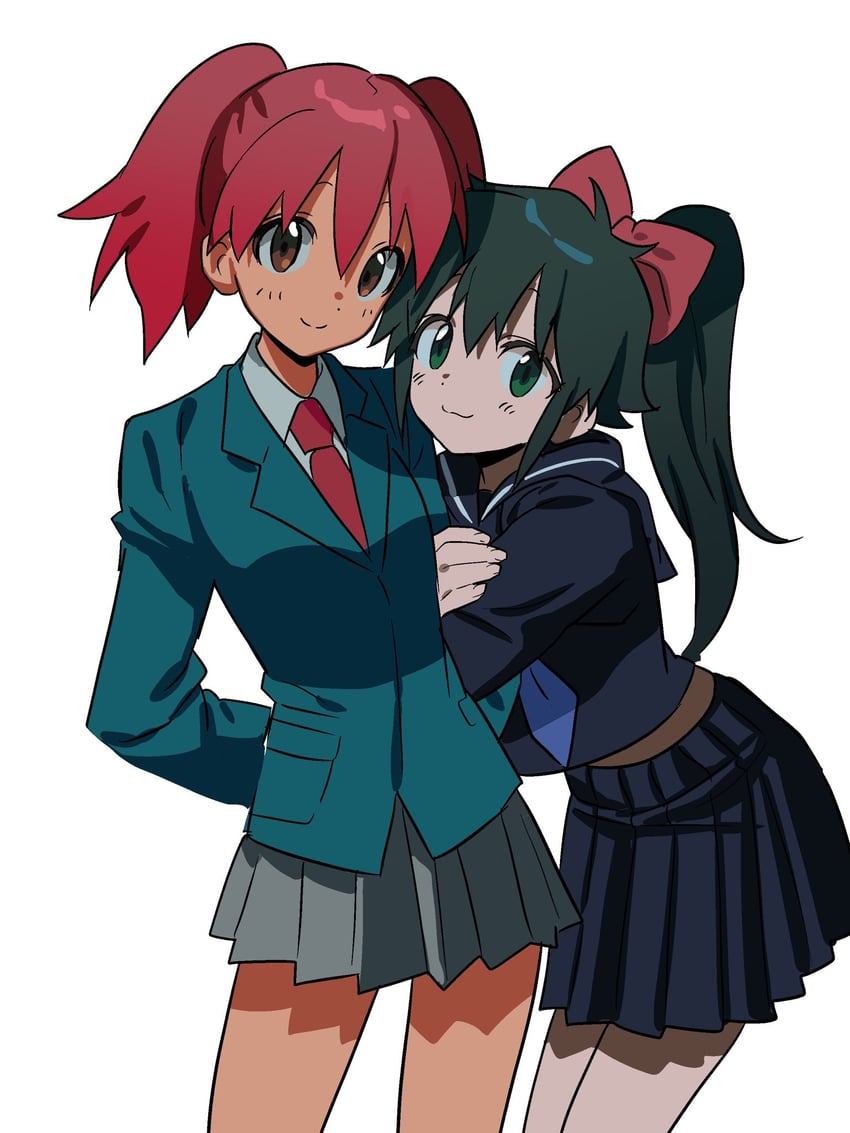 hinata natsumi and azumaya koyuki (keroro gunsou) drawn by betti_(xx_betti)
