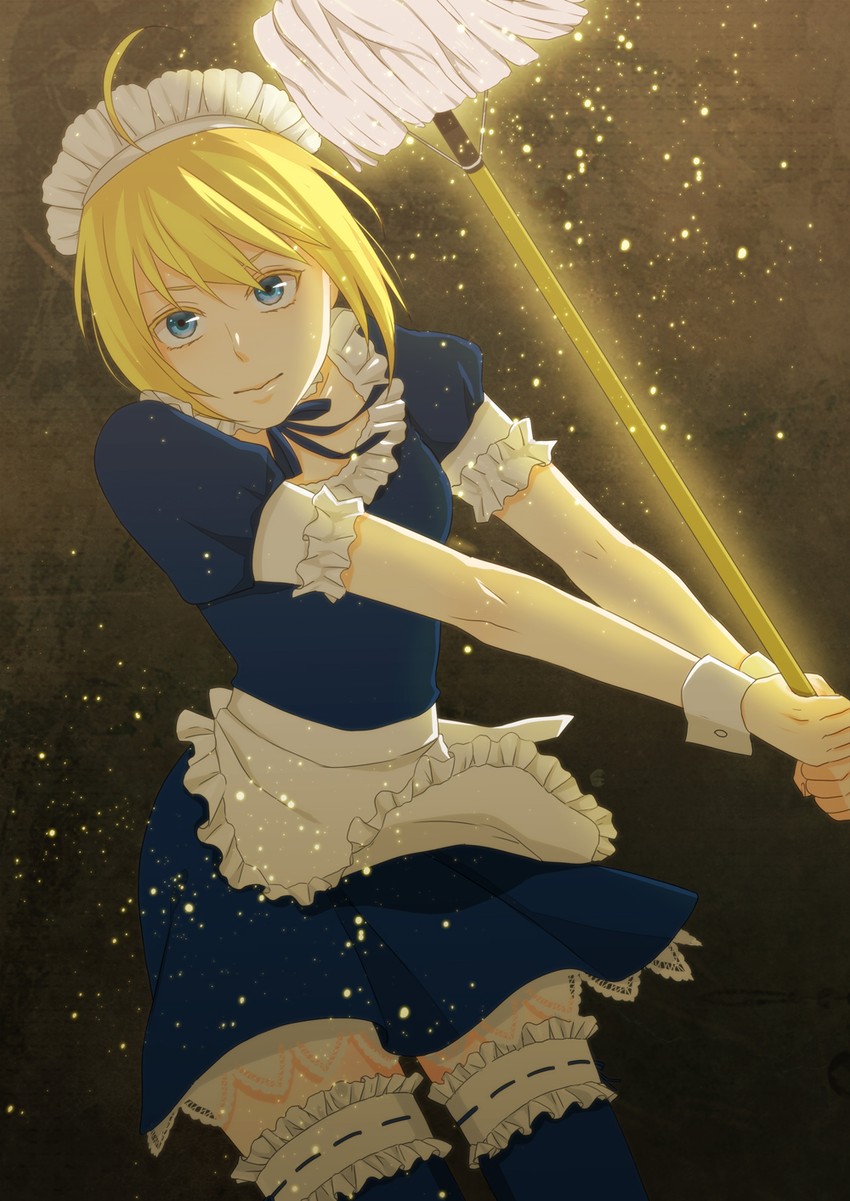 artoria pendragon and saber (fate and 1 more) drawn by katsuki_(renchamax)