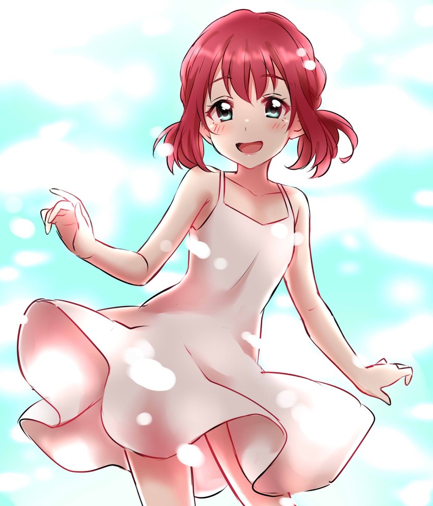 kurosawa ruby (love live! and 1 more) drawn by sekina