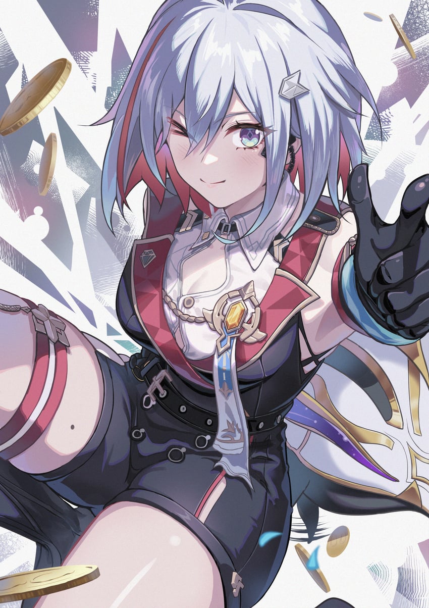 topaz, trotter, and numby (honkai and 1 more) drawn by uha