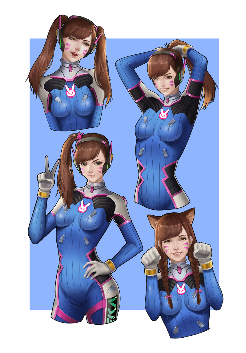 d.va (overwatch and 1 more) drawn by kv--_(310255704)