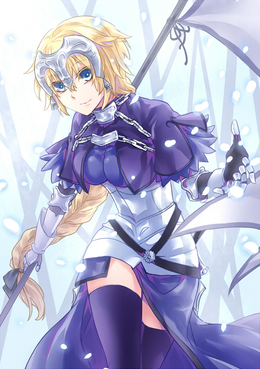 jeanne d'arc (fate and 1 more) drawn by yuu+1