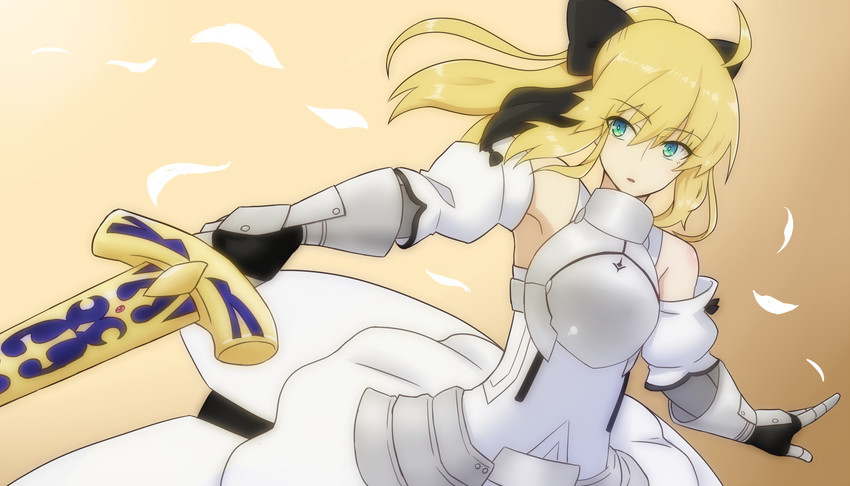 artoria pendragon and saber lily (fate and 1 more) drawn by roah_congrazica