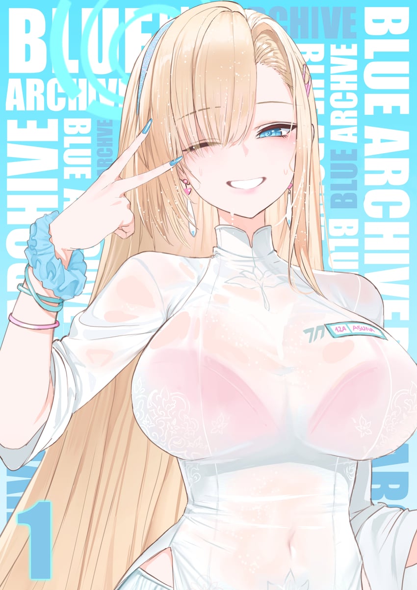 asuna (blue archive) drawn by dishwasher1910