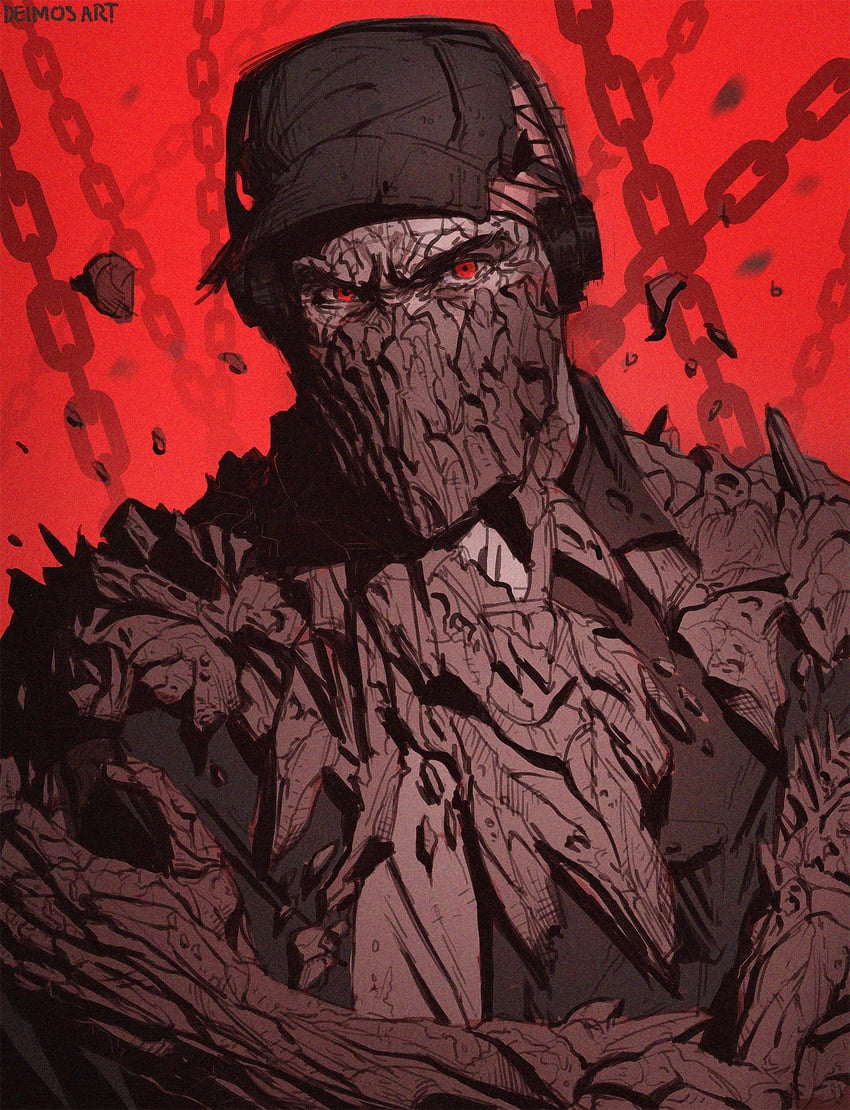 deimos (madness combat) drawn by deimos_art