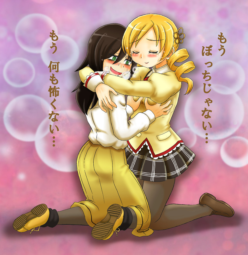 tomoe mami and kuroki tomoko (mahou shoujo madoka magica and 1 more) drawn by hoshikawa_tsukimi