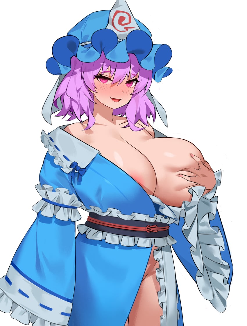 saigyouji yuyuko (touhou) drawn by oreomanko