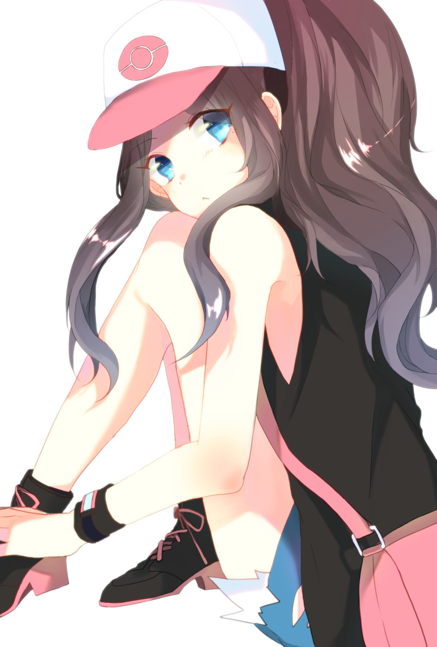 hilda (pokemon and 1 more) drawn by miyanishi_gessui