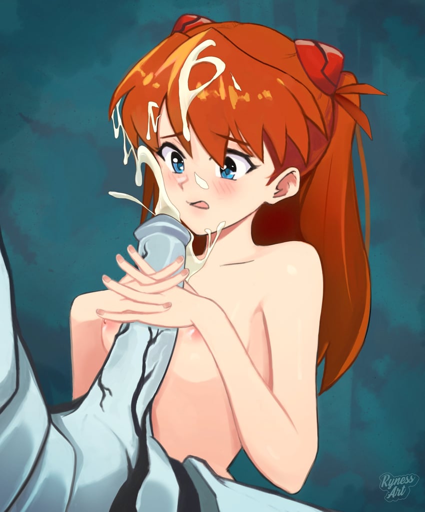 souryuu asuka langley and mass production eva (neon genesis evangelion and 1 more) drawn by ryness