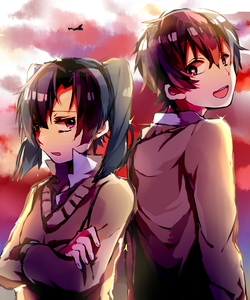 enomoto takane and kokonose haruka (kagerou project) drawn by ankea_(a-ramo-do)