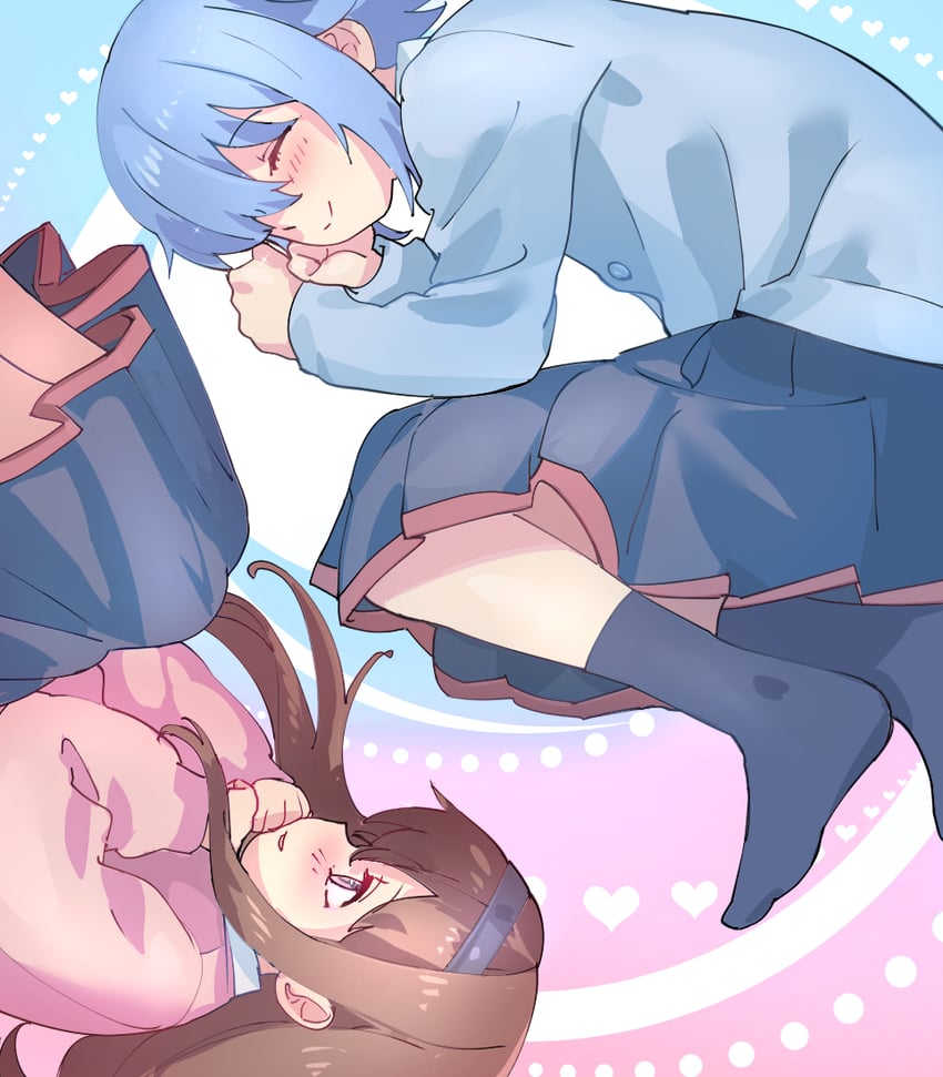 fujimi nemu and fushimi nodoka (onii-chan wa oshimai!) drawn by kyarahiba