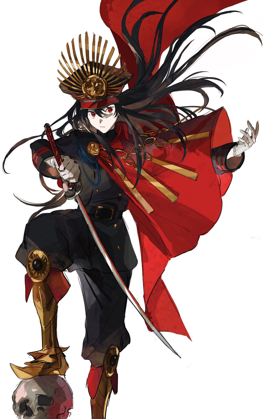 oda nobunaga (fate and 2 more) drawn by mimulishizi