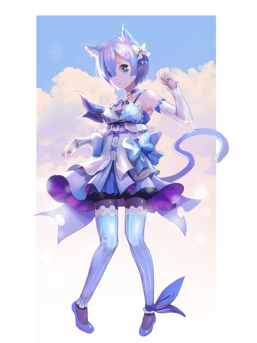 rem and felix argyle (re:zero kara hajimeru isekai seikatsu) drawn by hj_(leeho830)