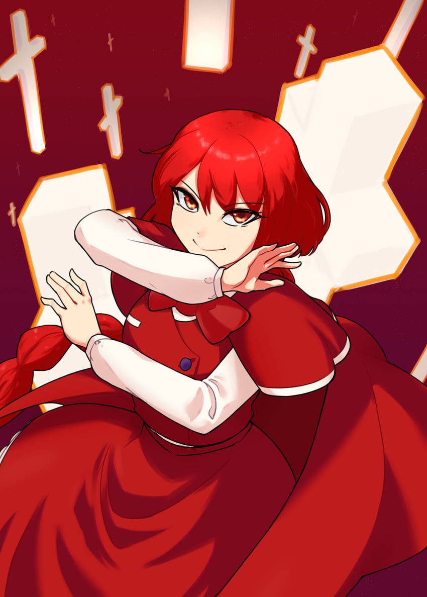 okazaki yumemi (touhou and 1 more) drawn by spottylen