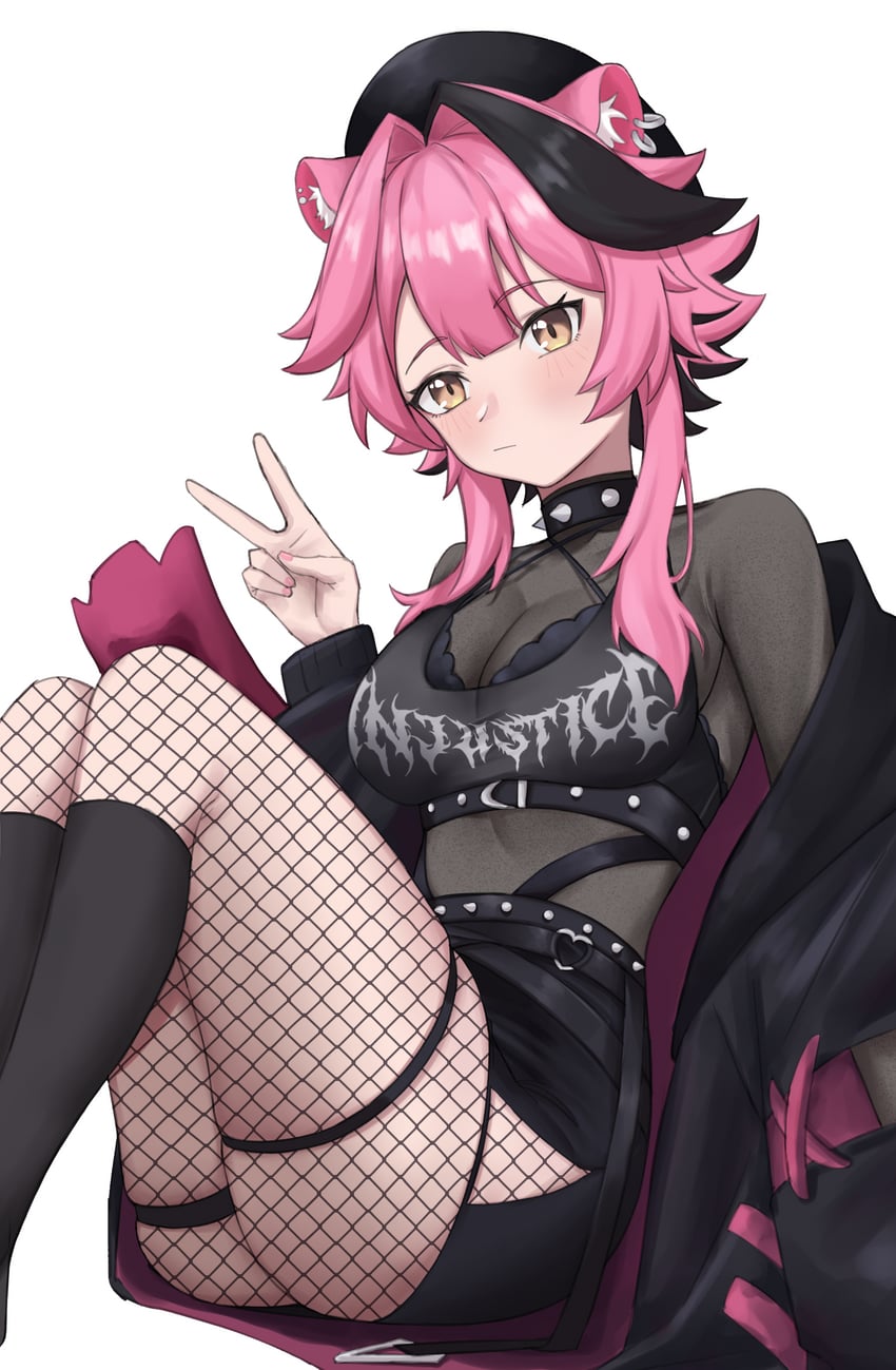 raora panthera (hololive and 1 more) drawn by foku_(fokufokuu)