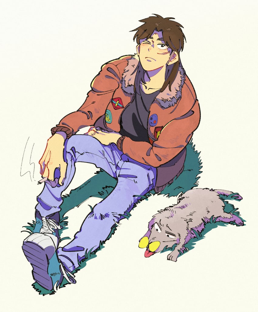 itou kaiji (kaiji) drawn by inudori