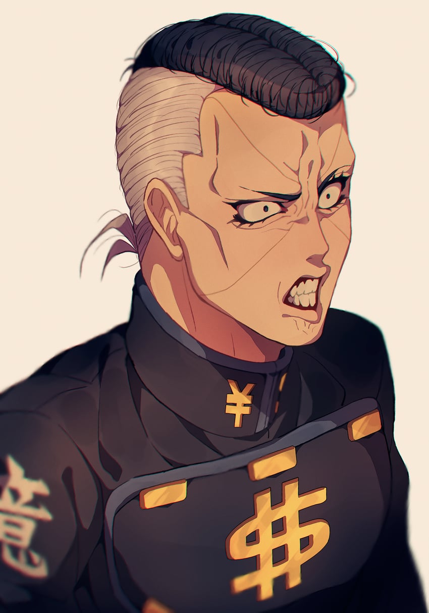 nijimura okuyasu (jojo no kimyou na bouken and 1 more) drawn by siniy
