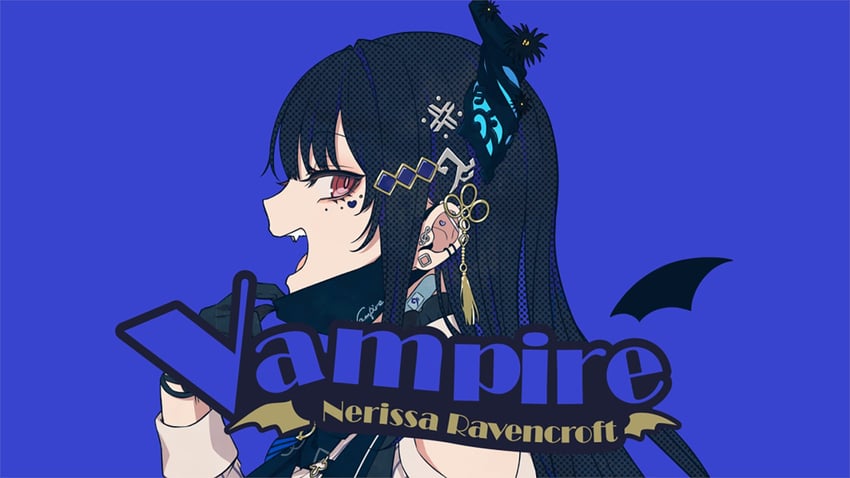 nerissa ravencroft (hololive and 2 more) drawn by kitazume_kumie