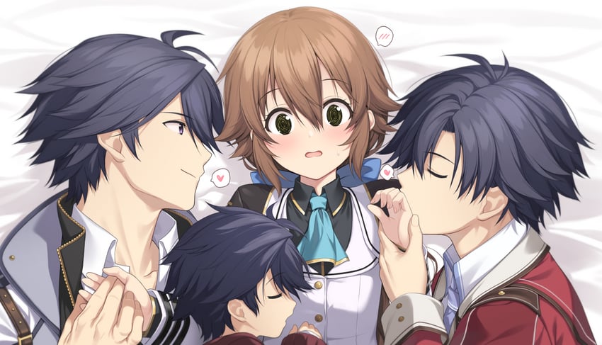 rean schwarzer and towa herschel (eiyuu densetsu and 2 more) drawn by hakuleg