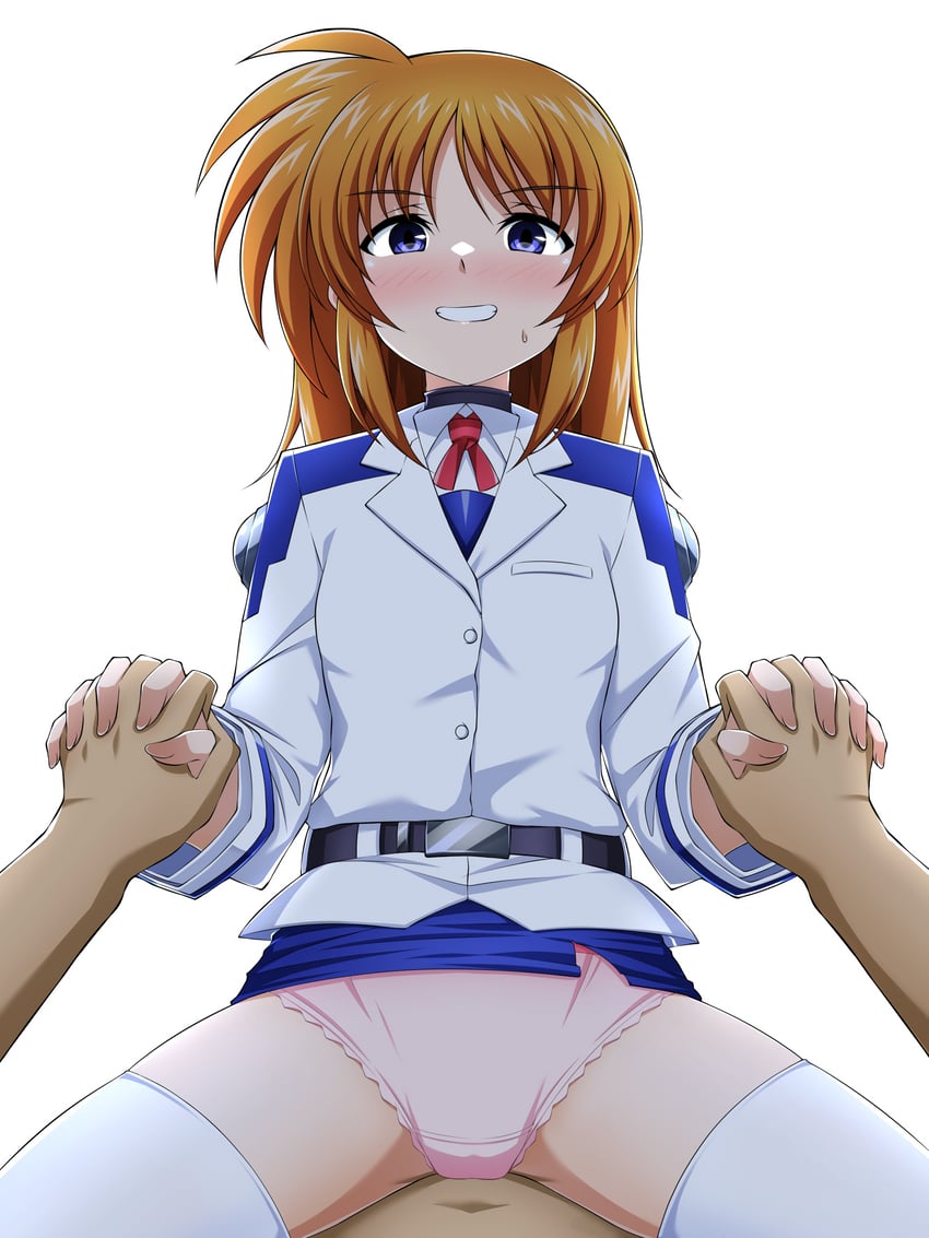 takamachi nanoha (lyrical nanoha and 1 more) drawn by oshimaru026