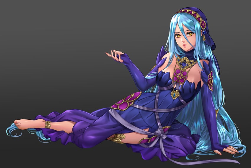azura (fire emblem and 2 more) drawn by esther_shen