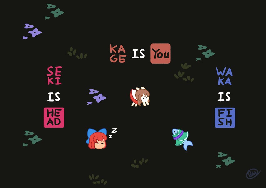 imaizumi kagerou, sekibanki, and wakasagihime (touhou and 1 more) drawn by iced_lemon