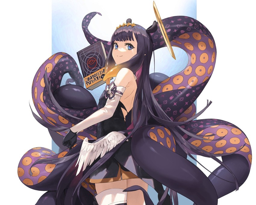 ninomae ina'nis and ao-chan (hololive and 1 more) drawn by pasoda