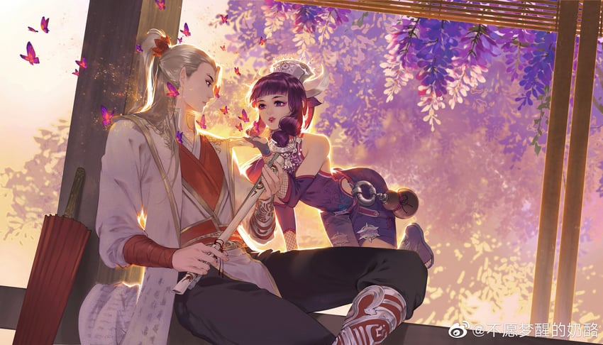 chi meng (hua jianghu zhi bei mo ting) drawn by buyuan_meng_xing_de_nailao