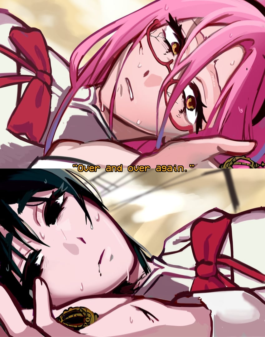 sua and mizi (mahou shoujo madoka magica and 1 more) drawn by phl0xsu