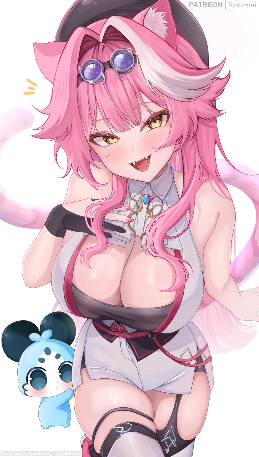 raora panthera and chattino (hololive and 1 more) drawn by rosumini