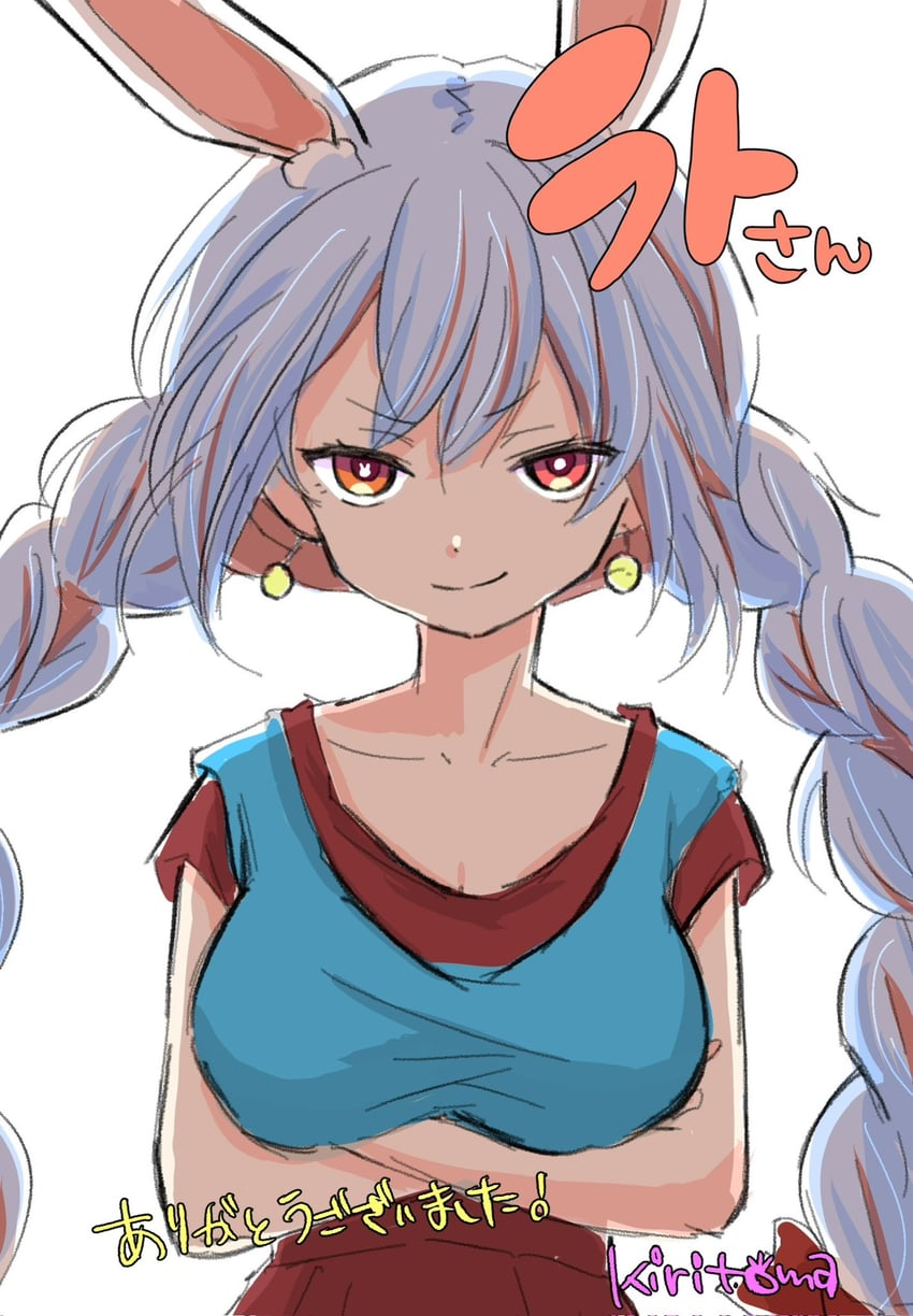 houshou marine and usada pekora (hololive and 1 more) drawn by kiritoma