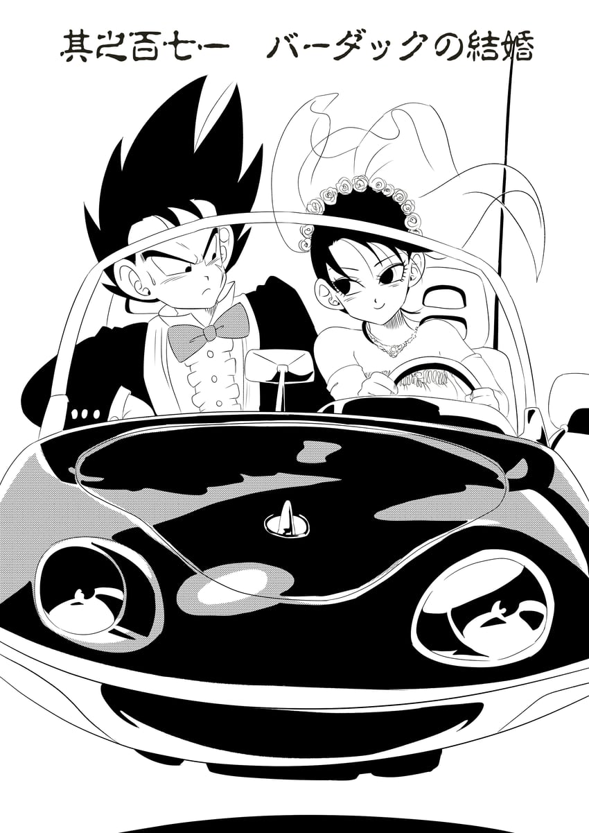 bardock and gine (dragon ball) drawn by tondamanuke