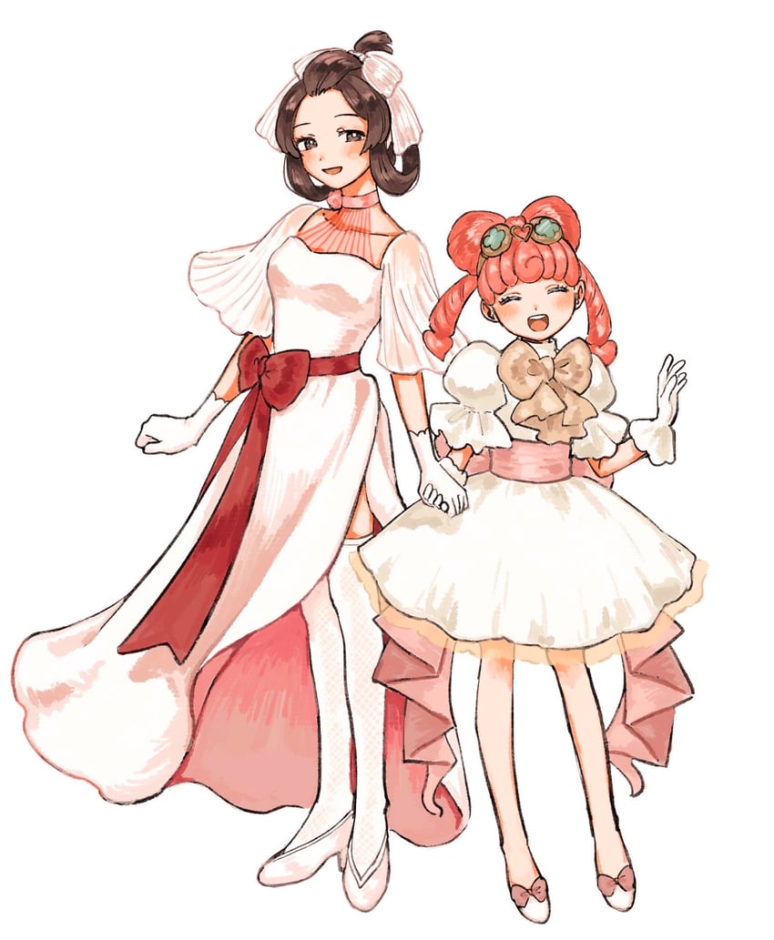 susato mikotoba and iris wilson (ace attorney and 1 more) drawn by renshu_usodayo