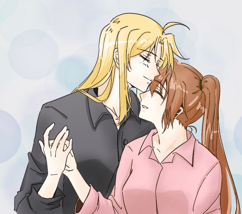 fate testarossa and takamachi nanoha (lyrical nanoha and 1 more) drawn by lastfin