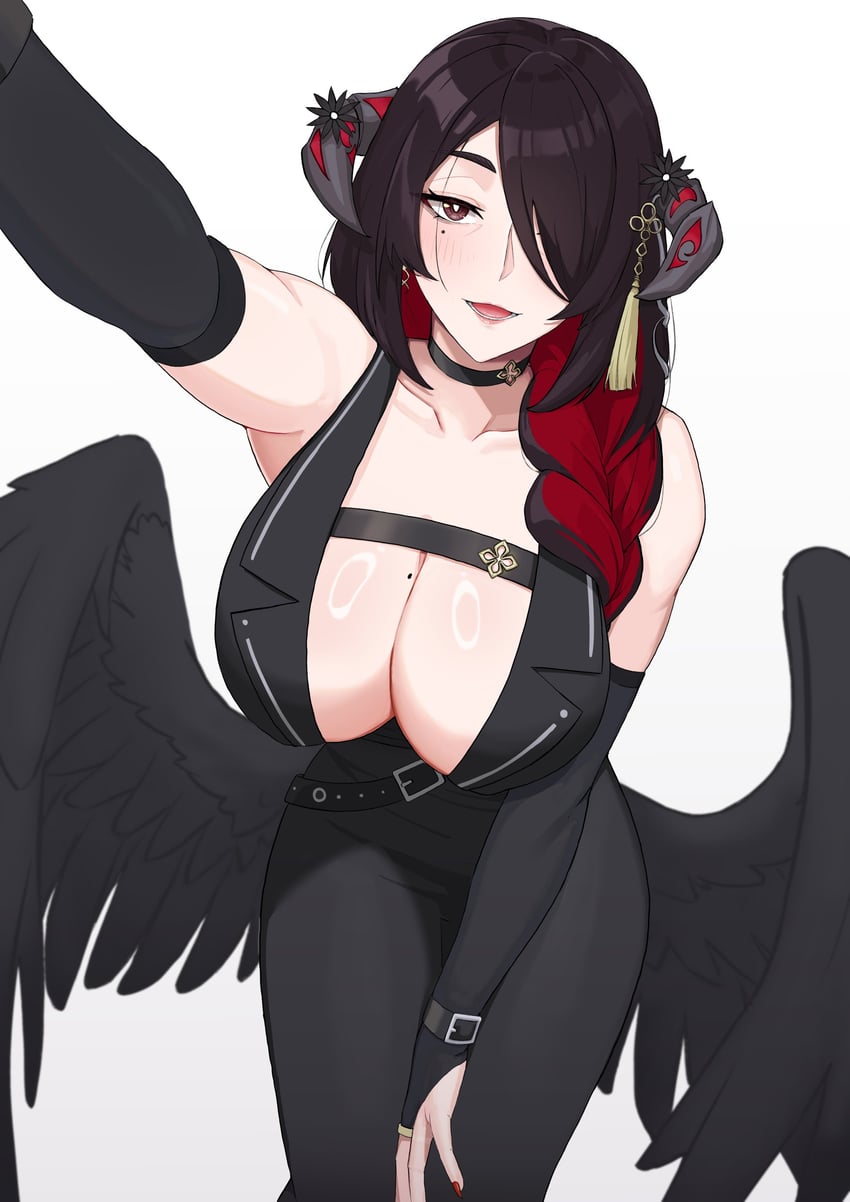 mamarissa (hololive and 1 more) drawn by kuon_bb